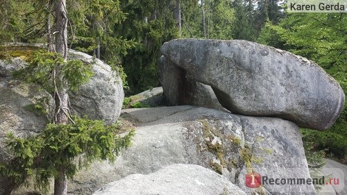 Скальный лабиринт Luisenburg, Wunsiedel, Бавария, Германия фото