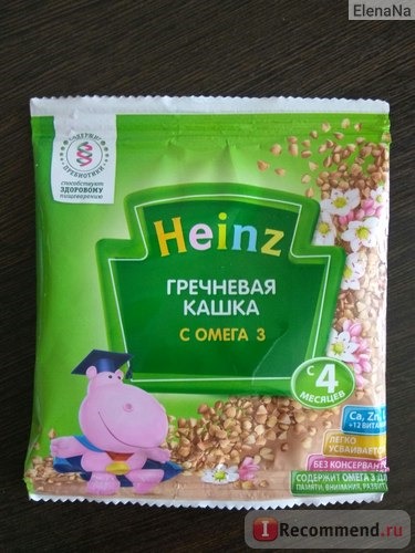 Каша Heinz Гречневая кашка с Омегой-3 фото