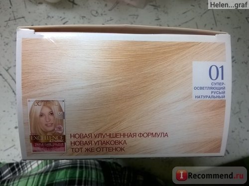 Краска для волос L'OREAL EXCELLENCE Creme Стойкая фото