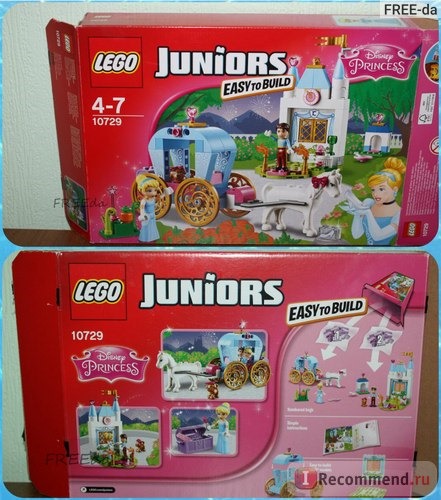 Конструкторы LEGO Juniors Disney Princess Карета Золушки 10729 фото