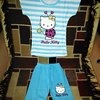 Комплект AliExpress 2015 New Baby & Kids Hello Kitty Clothing Set Girl Suit 2Pcs T-Shirt+Pants Girls Summer Sets Clearance фото