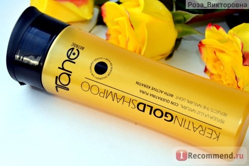 Шампунь Tahe Keratin Gold Shampoo фото