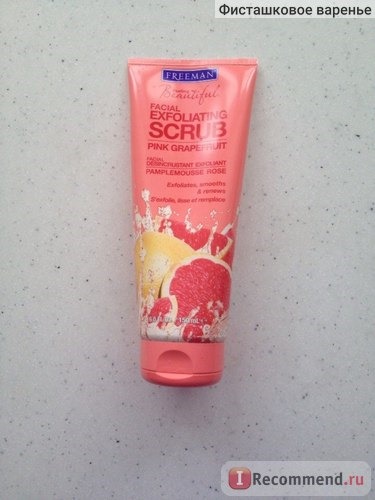 Скраб для лица Freeman Facial Exfoliating Scrub Pink Grapefruit фото