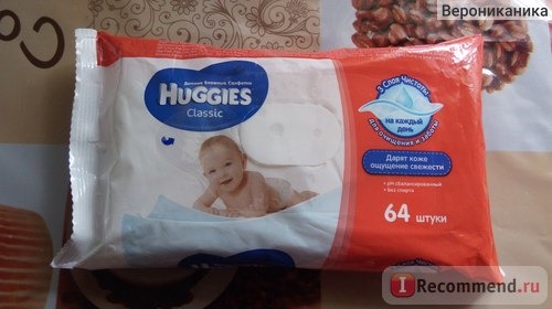  Влажные салфетки Huggies Classic фото