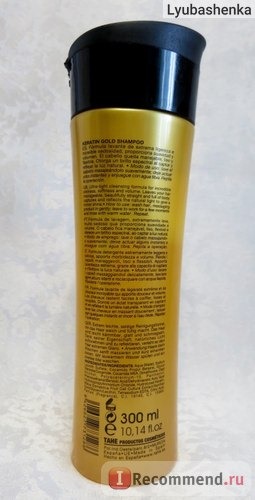 Шампунь Tahe Keratin Gold Shampoo фото