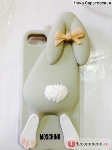 Чехол для мобильного телефона Aliexpress Cartoon 3D Moschino Bunny case Rabito Rabbit Silicon Case Cover For iPhone 4 4s 5 5s фото