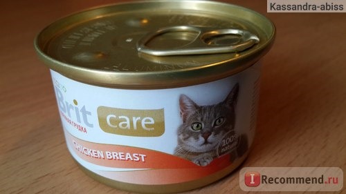 Корм для кошек Brit Care Куриная грудка фото