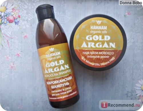 Шампунь NATURA Vita Марокканский Gold Argan Питание и уход для всех типов волос фото