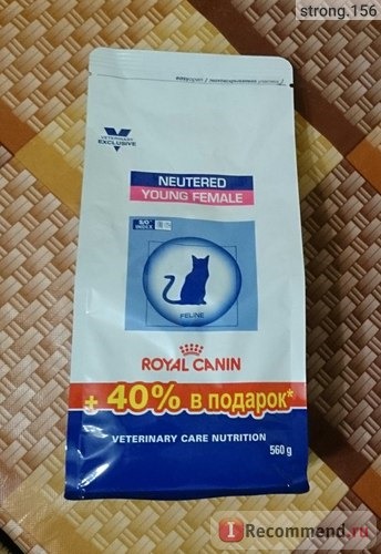 Royal Canin Young Female / Корм для стерилизованных кошек фото