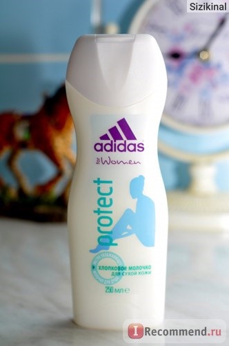 Гель для душа Adidas cotton milk for dry skin фото