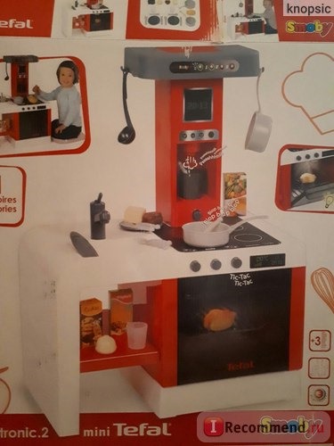 Smoby Кухня электронная mini Tefal Cheftronic арт. 24114 фото