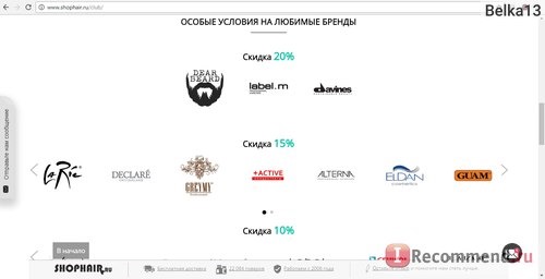 Интернет-магазин профессиональной косметики для волос Shophair.ru фото