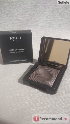 Тени для век KIKO Long-lasting wet & dry use eyeshadow фото