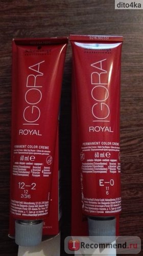 Краска для волос Schwarzkopf Igora Royal фото