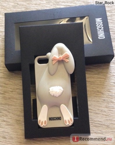 Moschino Чехол Violetta Rabbit для iPhone 5S/5 фото