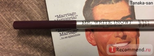 Подводка для глаз The Balm Mr. Write (now) eyeliner pencil фото