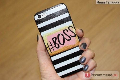 Чехол для мобильного телефона Aliexpress Love Boss Black and White Stripe Phone Hard Plastic Case Cover For iphone 4 4s 5s 5s se 5c 6 6s plus 7 7plus фото