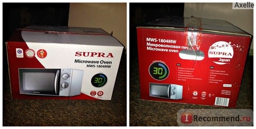 Микроволновая печь Supra MWS-1804MW фото