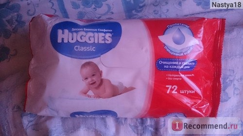  Влажные салфетки Huggies Classic фото