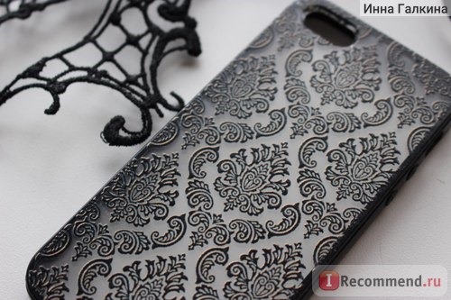 Чехол для мобильного телефона Aliexpress Hot damask vintage pattern rubber protector hard case cover for Apple iPhone 5/5S black фото