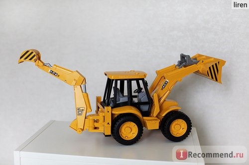 Bruder Спецтехника Bruder Экскаватор погрузчик колёсный JCB 4CX 02-428 фото