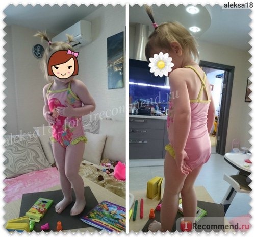 Купальник AliExpress 2014 new item girl one piece swimwear cute design kids strawberrry shortcake girl bikini фото