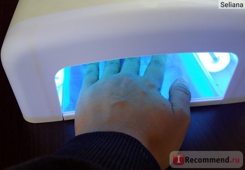 УФ лампы для маникюра Aliexpress 36W White Nail Art UV Gel Curing Lamp Dryer Light UV lampEU PLUG фото