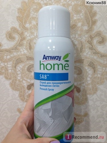 Отбеливатель Amway SA8™ Спрей для предварительного выведения пятен фото