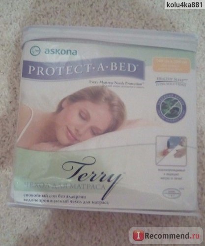 Чехол для матраса Askona / Аскона Protect-a-Bed Terry фото