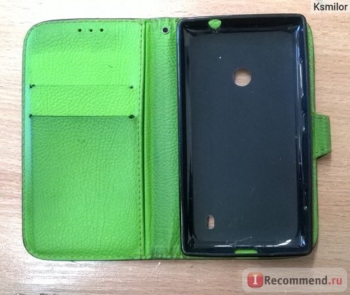 Чехол для мобильного телефона Aliexpress Leather Flip Leaf Style Stand Wallet Card Holder Case Cover for Nokia Lumia 520 525 Phone Bags Cases Hit Color Design фото