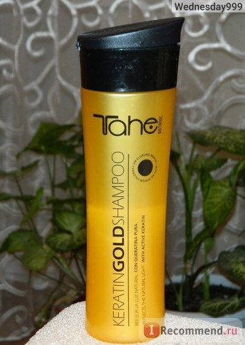 Шампунь Tahe Keratin Gold Shampoo фото