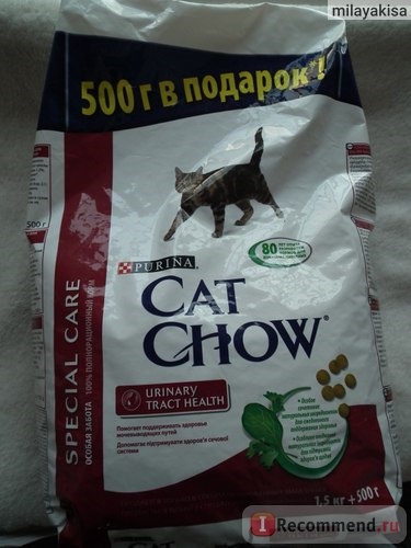 Cat Chow Special Care профилактика Мочекаменной болезни фото