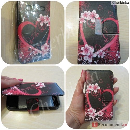 Чехол для мобильного телефона Aliexpress New Fashion Leather Flip Cover Case For Samsung Galaxy Core Prime SM G360F G360H Wallet Cases FLower Butterfly Fundas Capa фото