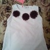 Комплект AliExpress sleeveless top with three flowers + leopard tutu фото