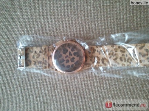 Наручные часы Buyincoins Stylish Leopard Grain Stainless Steel Back Women Lady Wrist Watch Best Gift #37-Color-Brown фото