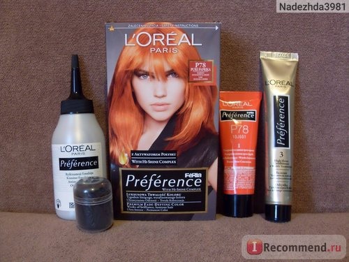 Краска для волос L'OREAL Preference Feria фото