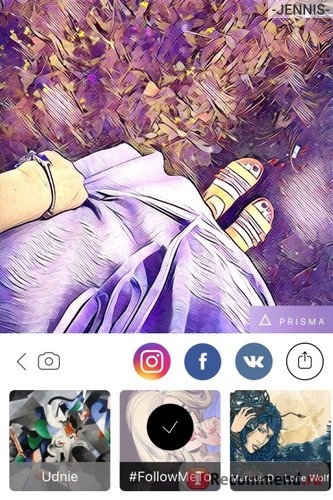 Мобильное приложение Prisma фото