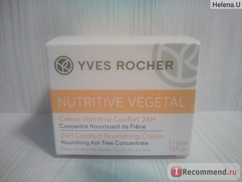 Крем для лица Ив Роше / Yves Rocher NUTRITIVE VEGETAL Питание и Комфорт 24Ч фото