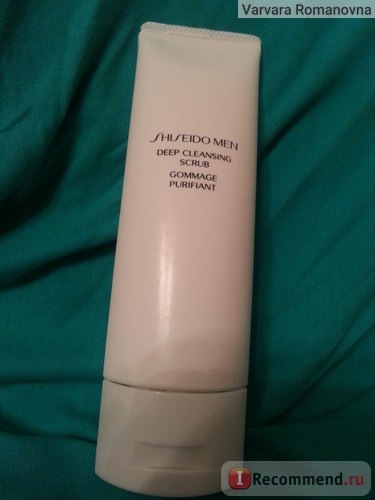 Скраб для лица Shiseido Men Deep Cleansing Scrub фото