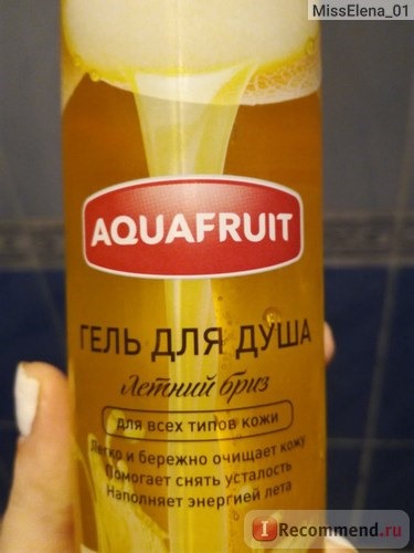 Гель для душа Aquafruit Летний бриз фото