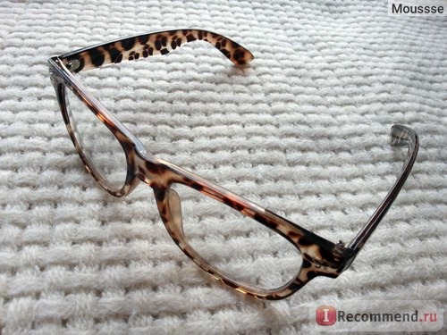 Солнцезащитные очки Buyincoins Fashion Leopard Frame Geek Elegant Eyeglasses Glasses фото