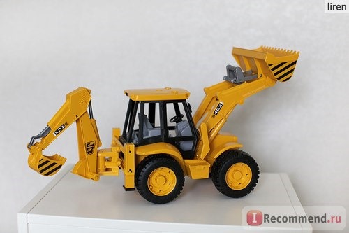 Bruder Спецтехника Bruder Экскаватор погрузчик колёсный JCB 4CX 02-428 фото