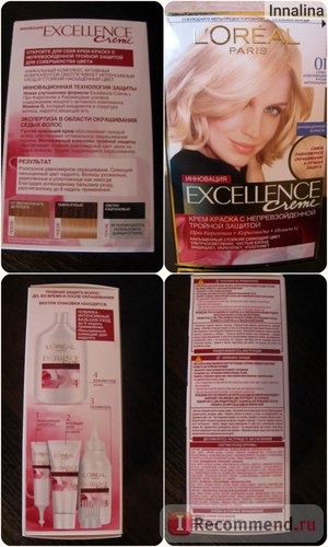 Краска для волос L'OREAL EXCELLENCE Creme Стойкая фото