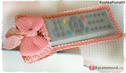 Чехол для пульта Ebay DustProof Butterfly Cloth TV Remote Control Anti Dust Bag Home Decor фото