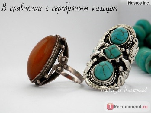 Бижутерия Aliexpress Cheap Fashion Jewelry Tibetan Silver Plated Unique Shaped Inlay Turquoise Bead Vintage Ring for Women Party фото