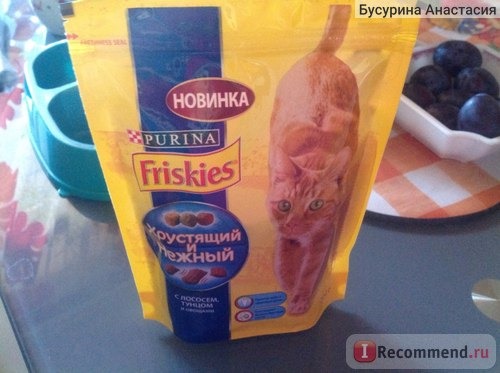 Friskies Хрустящий и нежный с лососем и тунцом фото