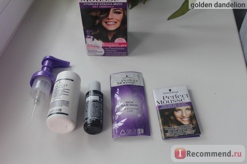 Краска для волос Schwarzkopf Perfect Mousse фото