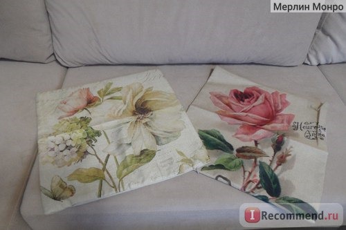 Декоративная наволочка Flower Cotton Linen Throw Pillow Case Cushion Cover Home Decor PTSP фото