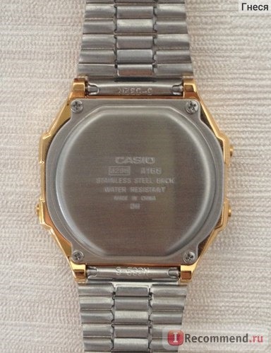 Наручные часы Casio A168WG-9W фото