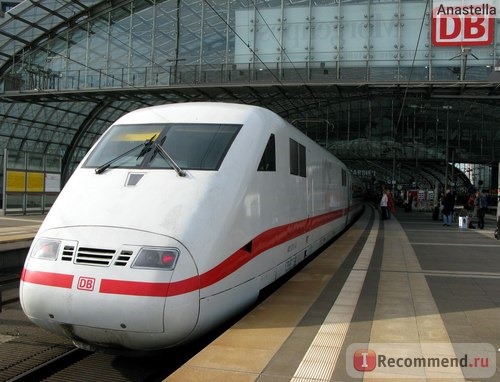 Deutsche Bahn Intercity Express - DB ICE. Междугородный экспресс. Немецкие железные дороги. 330 км в час.